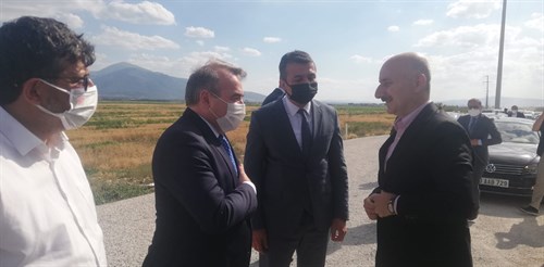 Ulaştırma ve Altyapı Bakanı Sayın Adil Karaismailoğlu Kırkgöz Köprüsünü Etti. 
